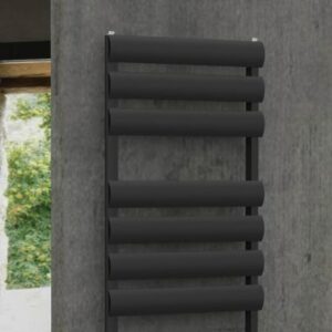SECHE SERVIETTE 800X50 NOIR LIQUIDROME