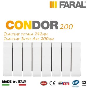 ELEMENT RADIATEUR ALUMINIUM CONDOR H200