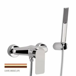 MITIGEUR DE DOUCHE APPARENT INFINITY I38RL BRONZ REMER