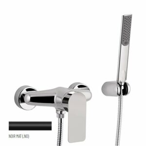 MITIGEUR DE DOUCHE APPARENT INFINITY I38 NOIR REMER