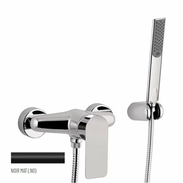 MITIGEUR DE DOUCHE APPARENT INFINITY I38 NOIR REMER
