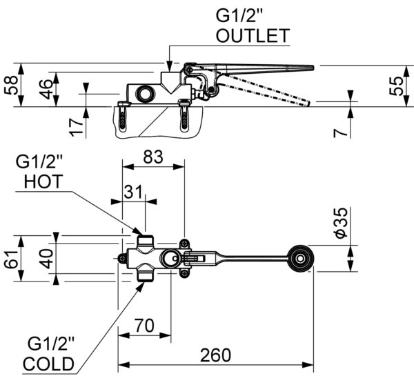 MITIGEUR TEMPORISER A PEDALE 9011 MCM – Image 2