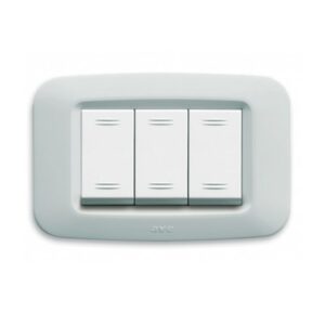 PLAQUE SOMEF YES 45PY03BB BLANC 3TROUS