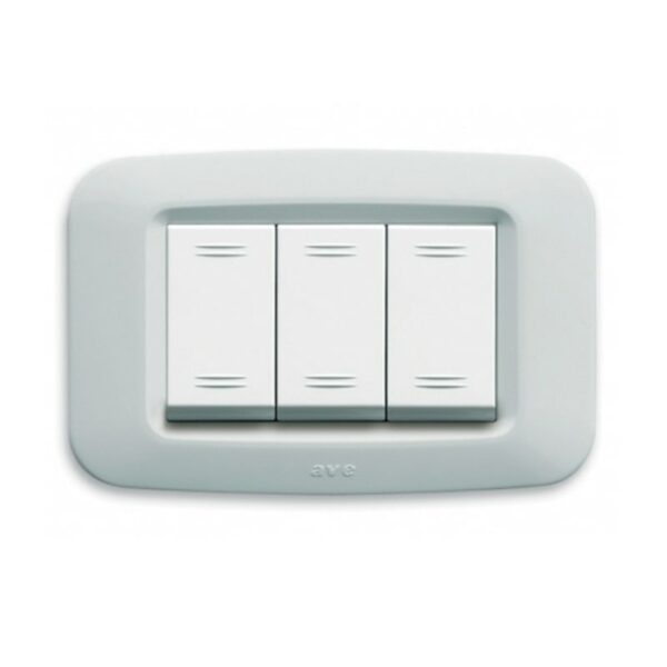 PLAQUE SOMEF YES 45PY03BB BLANC 3TROUS