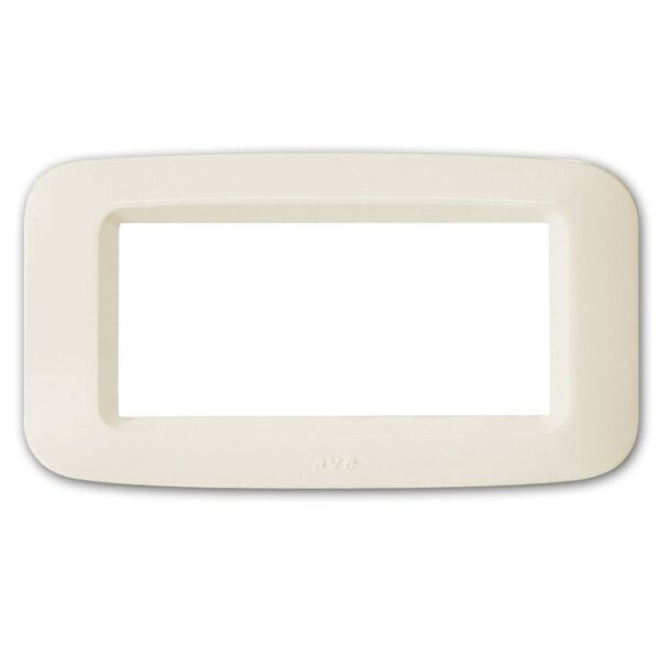 PLAQUE SOMEF YES 45PY04BP IVOIRE 4 TROUS