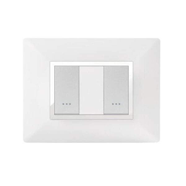 PLAQUE STIEL ALPHA 703-2BC 2 MODULE