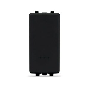 BOUTON POUSSOIR STIEL NOIR A VOYANT