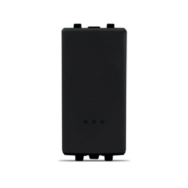 BOUTON POUSSOIR STIEL NOIR A VOYANT