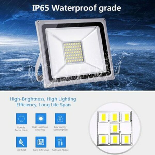 PROJECTEUR EKOLED ETANCHE SMD 30W 6500K – Image 2