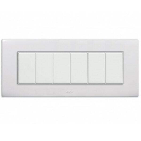 PLAQUE SOMEF DUPLEX 45PLD06BB 6T BLANC GLACE