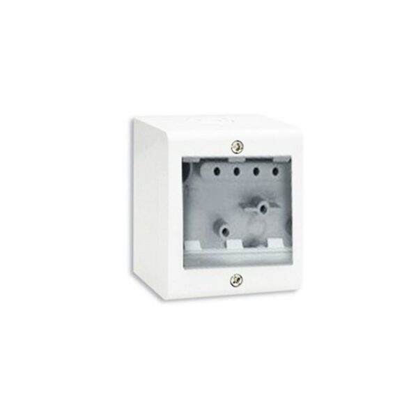BOITE APPARENTE 02 MODULE SOMEF BLANC