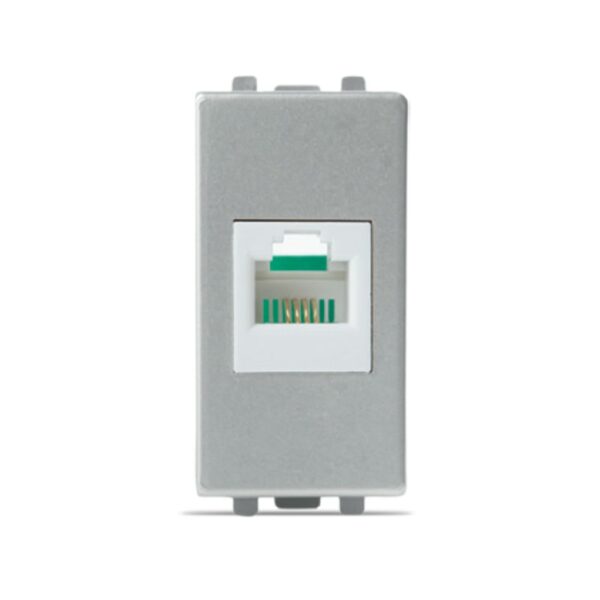 PRISE TF RJ11 STIEL 7984 SILVER 4P