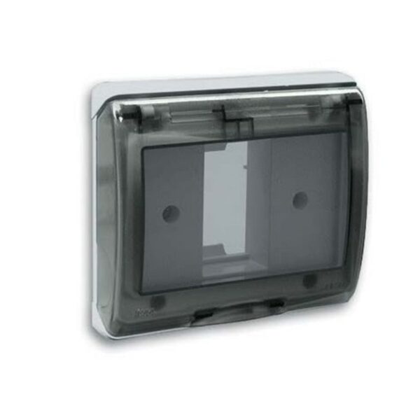 PLAQUE ETANCHE BLANC SOMEF 45SPQ01BB 1MODULE
