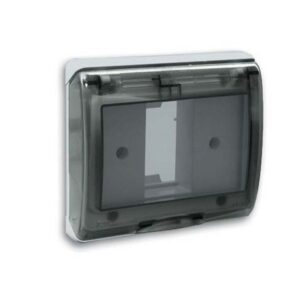 PLAQUE ETANCHE GRIS SOMEF 45SPQ01BG 1MODULE