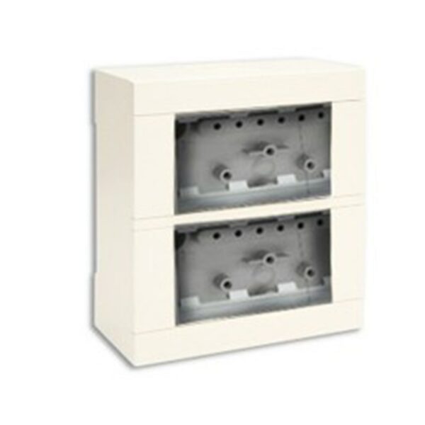 BOITE APPARANTE 06 MODULE SOMEF IVOIRE