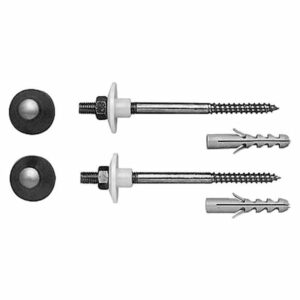 FIXATION BIDET & WC SUSPENDU CHROME