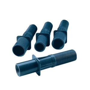 Traversées de paroi en PVC gris. 300 mm de longueur