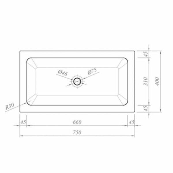 LAVABO ETERNAL 75X45 1CHOIX KALE – Image 3
