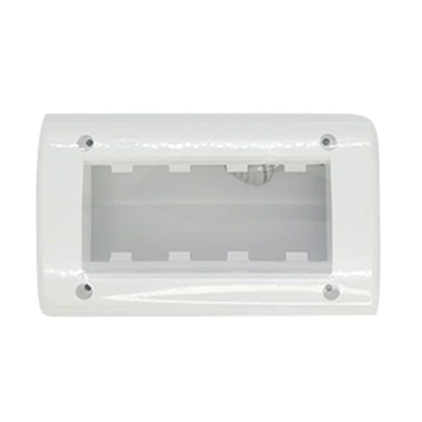 BOITE APPARANTE 04 MODULE SOMEF BLANC