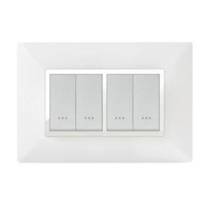 PLAQUE STIEL ALPHA 703-4BC 4 MODULES