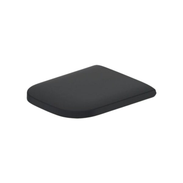 ABATTANT DURAVIT HAPPY A AMORTISSEUR NOIR MAT – Image 2