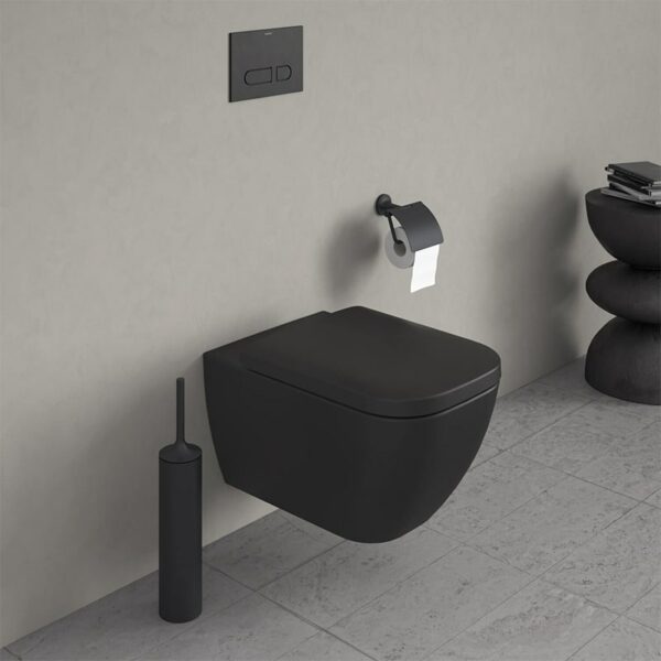CUVETTE DURAVIT SUSPENDU HAPPY NOIR MAT – Image 2