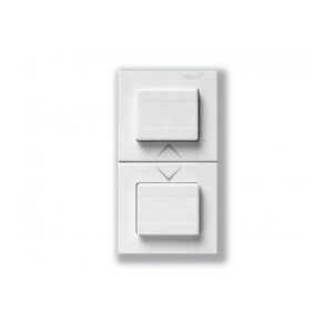 BOUTON DOUBLE POUR VOLET ROULANT 45B56 SOMEF BLANC