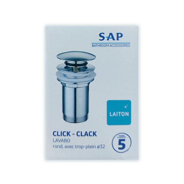 BONDE CLIC-CLAC SAP ROND CHROME – Image 2