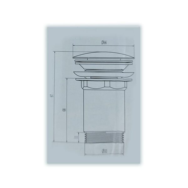 BONDE CLIC-CLAC SAP ROND CHROME – Image 3