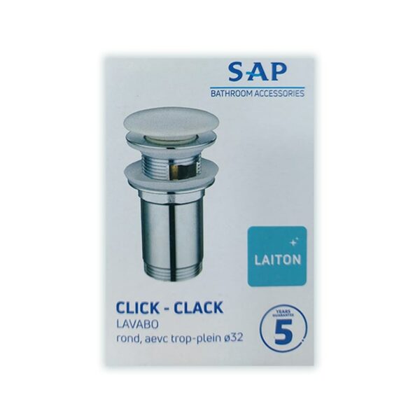 BONDE CLIC-CLAC SAP ROND BLANC – Image 2