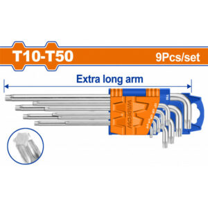JEU 9 CLE TORX ZG EXTRA LONG WHK3292